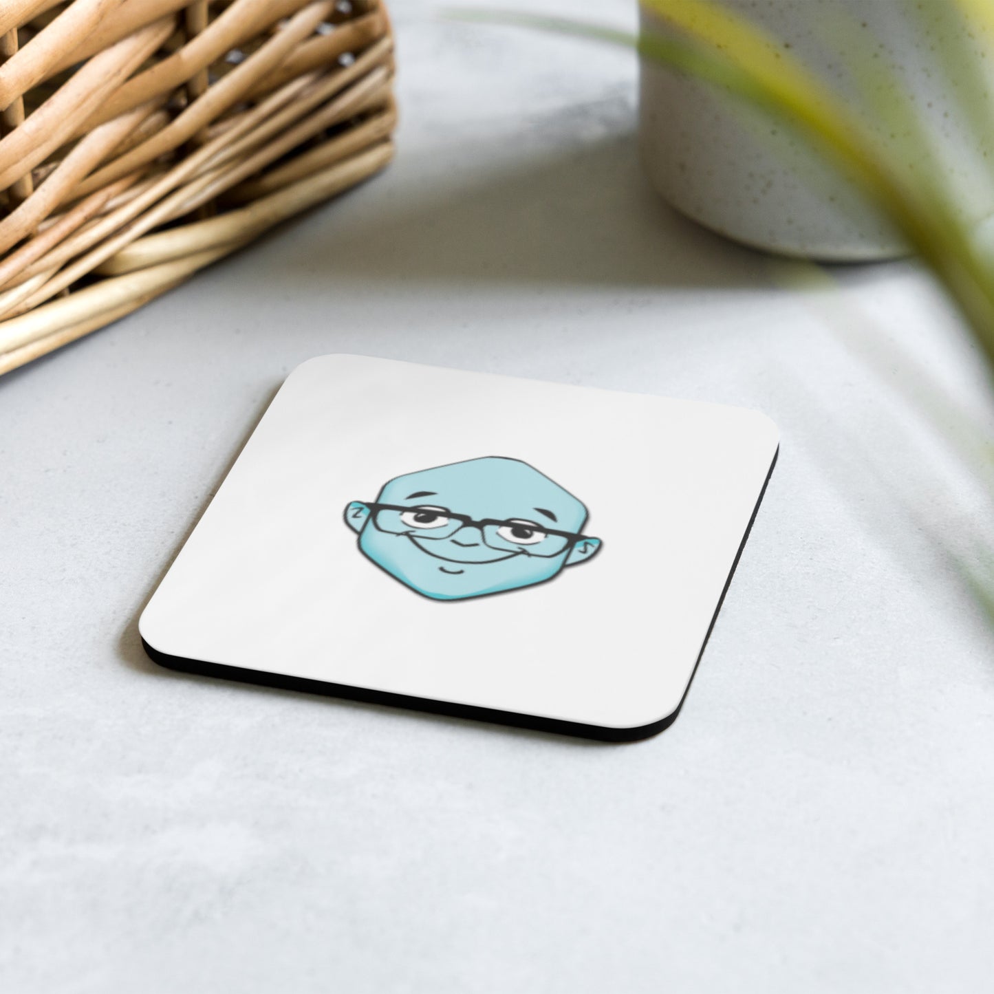 Baachu Cork-back coaster